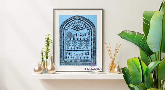 Warli Painting – Handmade Tribal Wall Art from Maharashtra