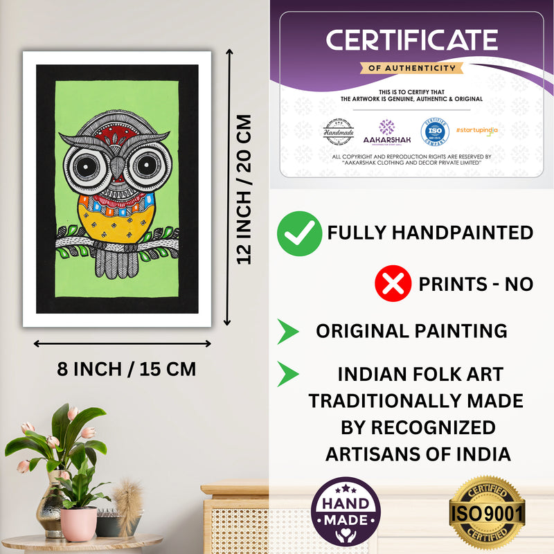 ISO certified handmade painting with authenticity certificate included