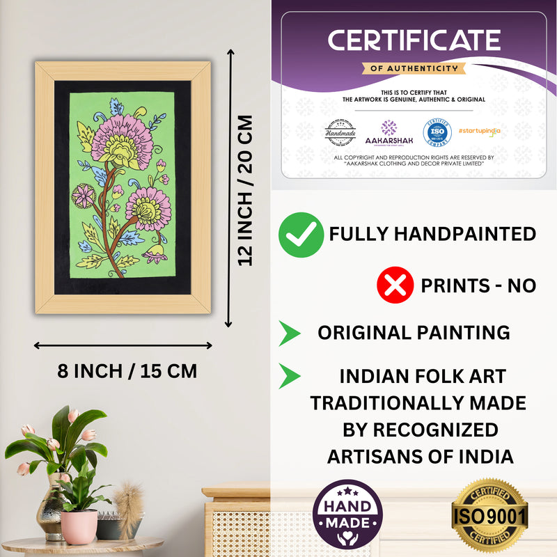 ISO certified handmade painting with authenticity certificate included