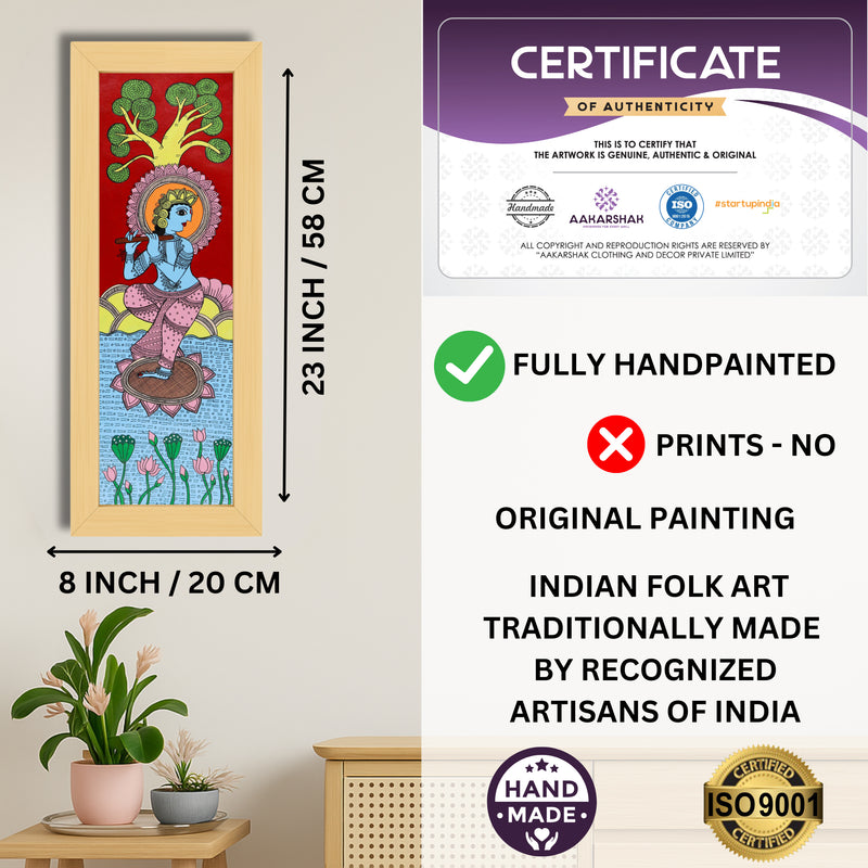ISO certified handmade painting with authenticity certificate included