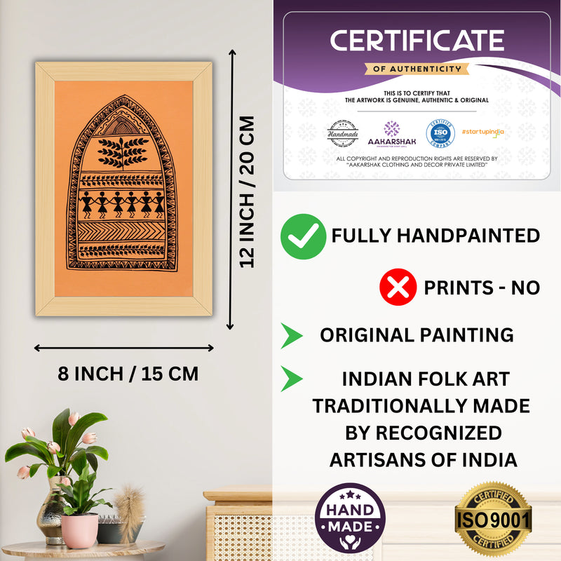 ISO certified handmade painting with authenticity certificate included