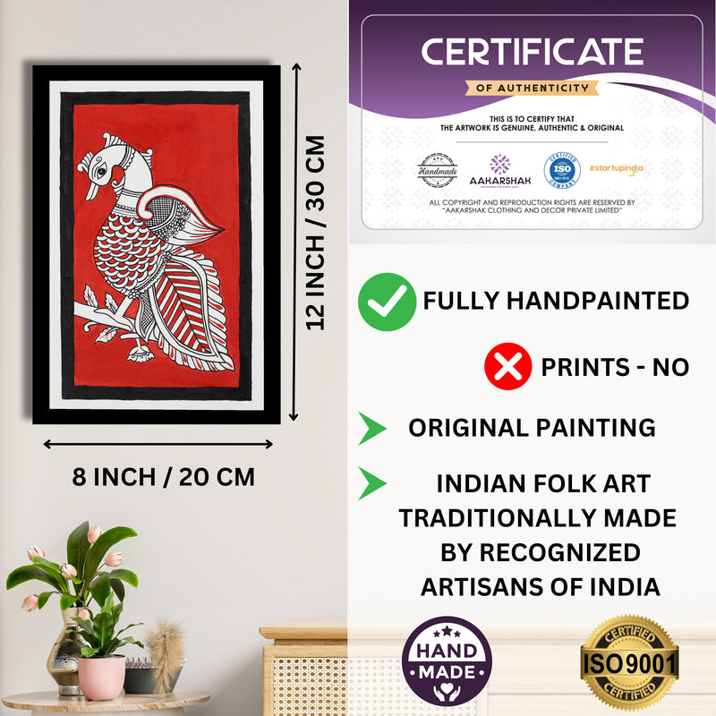 ISO certified handmade painting with authenticity certificate included