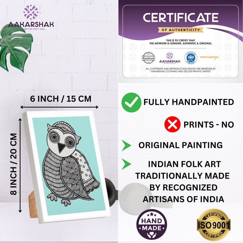 ISO certified handmade painting with authenticity certificate included