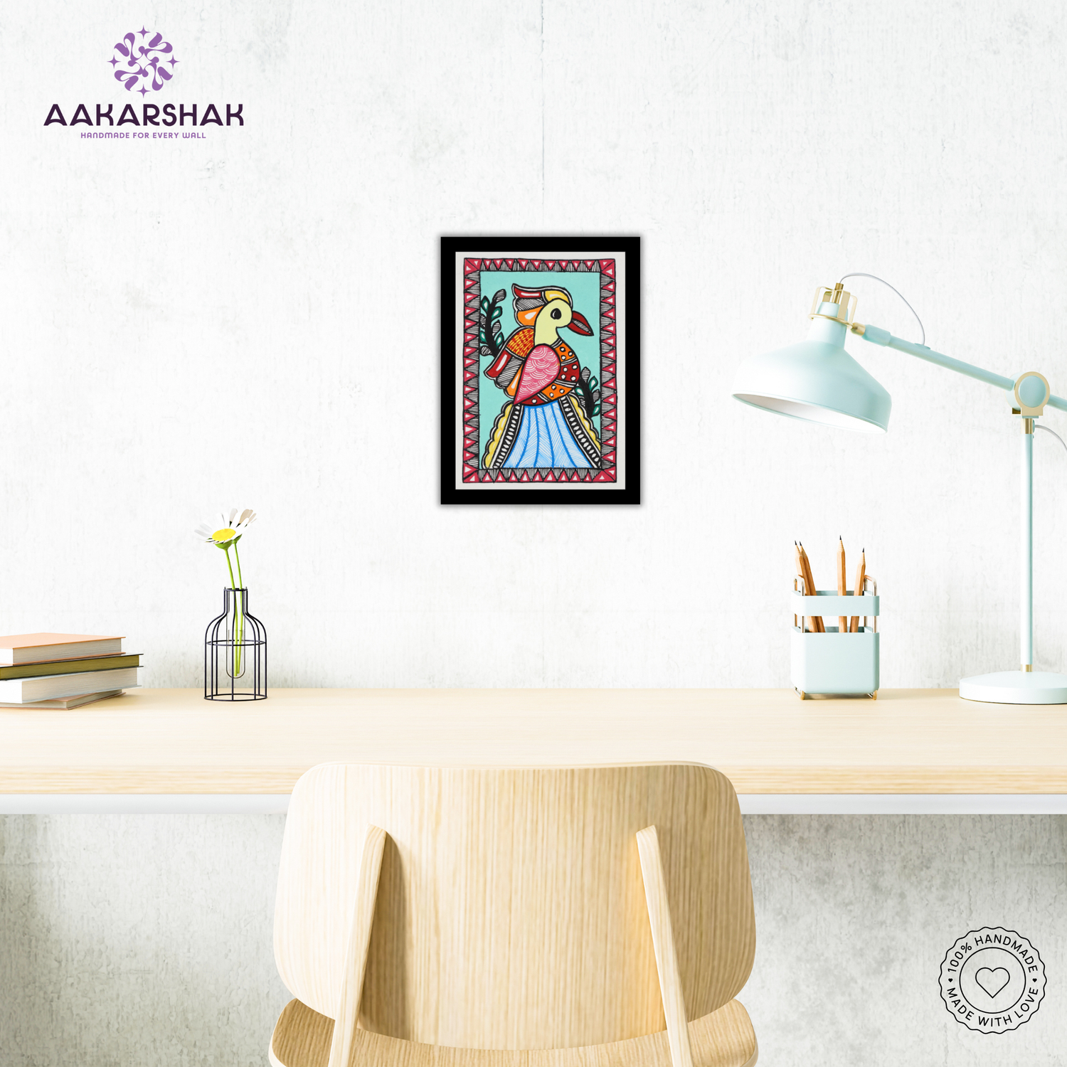 Authentic Indian folk painting 