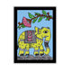AAKARSHAK Kalamkari Painting Handmade Elephant Kalamkari art Framed Traditional Indian paintings for Wall Living room Home decor Gifts - 6x8 Inch |(KMI109)