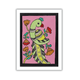 AAKARSHAK Kalamkari Painting Handmade Peacock Kalamkari art Framed Traditional Indian paintings for Wall Living room Home decor Gifts - 6x8 Inch |(KMN104)