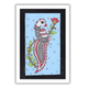 AAKARSHAK Kalamkari Painting Handmade Peacock Kalamkari art Framed Traditional Indian paintings for Wall Living room Home decor Gifts - 8x12 Inch |(KSL105)