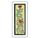 AAKARSHAK Kalamkari Painting Handmade Peacock Kalamkari art Framed Traditional Indian paintings for Wall Living room Home decor Gifts - 8x23 Inch |(KLO102)