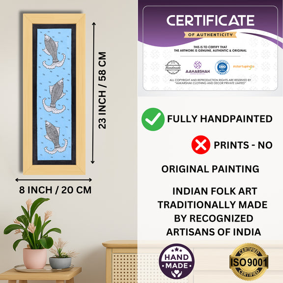 ISO certified handmade painting with authenticity certificate included
