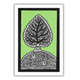 AAKARSHAK Madhubani Painting Handmade Tree of life Mithila art Framed Traditional Indian paintings for Wall Living room Home decor Gifts - 8x12 Inch |(WSM115)