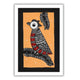Handmade Madhubani painting with peacock design, framed and ready to hang – Indian folk art on wall
