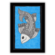 Traditional Indian Wall Art Fish Madhubani Painting