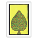 AAKARSHAK Madhubani Painting Handmade Tree Mithila art Framed Traditional Indian paintings for Wall Living room Home decor Gifts - 8x12 Inch |(WSM125)