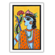 Handmade Lord Krishna Madhubani Painting Traditional Mithila Wall Decor for Home