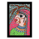 Handmade Radha Madhubani Painting Traditional Indian Folk Art Wall Decor