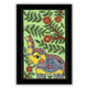 Madhubani Painting Handmade Elephant Framed Traditional Indian Wall decor