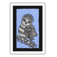 AAKARSHAK Madhubani Painting Handmade Owl Mithila art Framed Traditional Indian paintings for Wall Living room Home decor Gifts - 8x12 Inch |(WSM108)