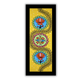 Handmade Madhubani Lotus Painting 8x23 Inch Framed Indian Wall Decor