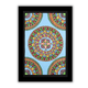 Handmade Madhubani Fish Painting 17x24 Inch Framed Indian Wall Decor