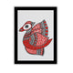 Handmade Madhubani painting with peacock design, framed and ready to hang – Indian folk art on wall
