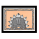Handmade Madhubani Fish Painting 12x16 Inch Framed Indian Wall Decor