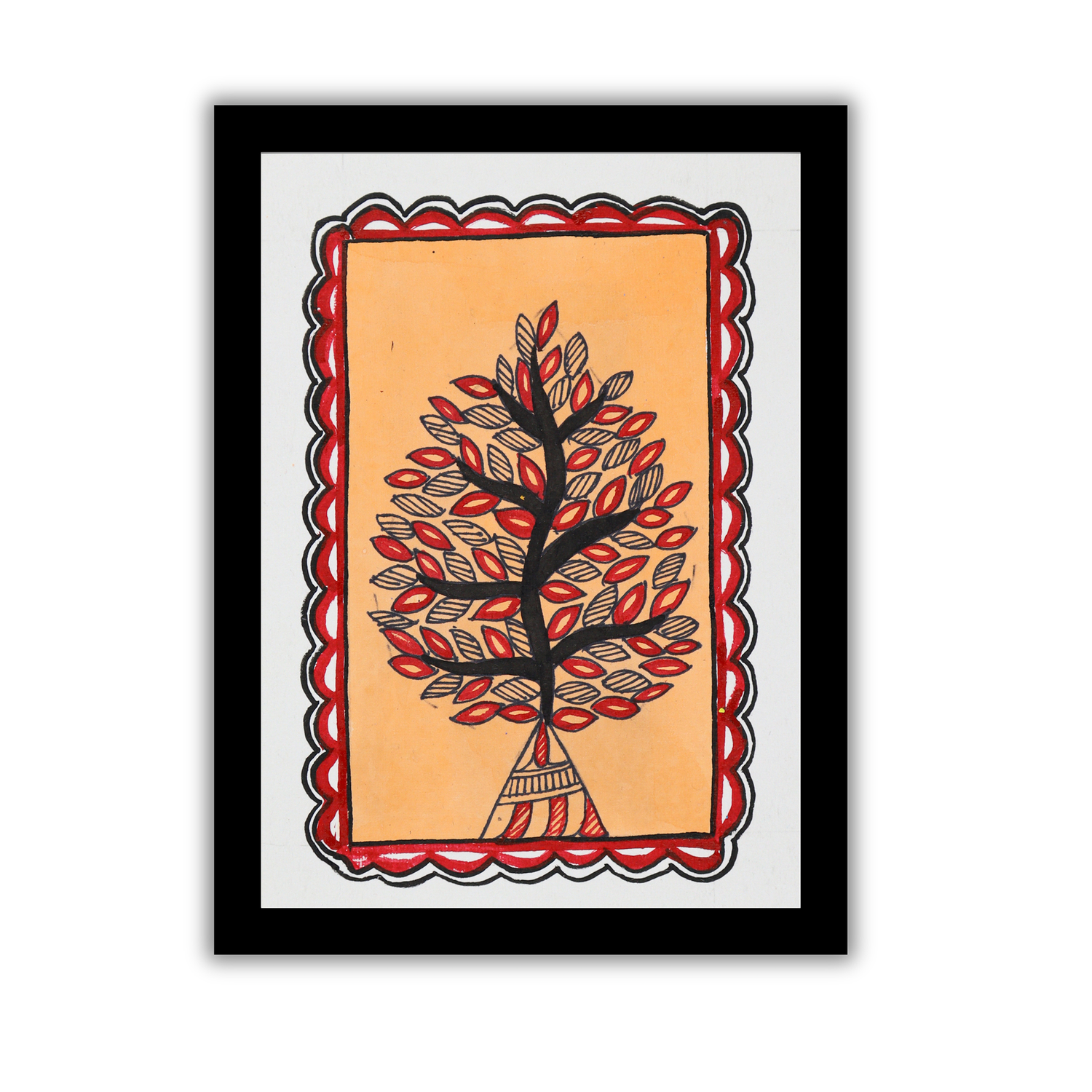 tree of life madhubani painting 