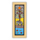 Handmade Madhubani painting with Elephant design, framed and ready to hang – Indian folk art on wall
