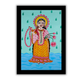 AAKARSHAK Pichwai Painting Handmade Radha Pichwai art Framed Traditional Indian paintings for Wall Living room Home decor Gifts - 17x24 Inch |(PBLR106)