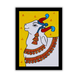 AAKARSHAK Pichwai Painting Handmade Cow Pichwai art Framed Traditional Indian paintings for Wall Living room Home decor Gifts - 6x8 Inch |(PBMI101)