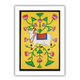 AAKARSHAK Pichwai Painting Handmade Cow Pichwai art Framed Traditional Indian paintings for Wall Living room Home decor Gifts - 17x24 Inch |(PWLR102)