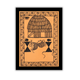 AAKARSHAK Warli Painting Handmade Village Warli art Framed Traditional Indian paintings for Wall Living room Home decor Gifts - 6x8 Inch |(WBM104)