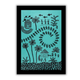 Handmade Warli Village Painting – 17x24  Inch Framed Tribal Art